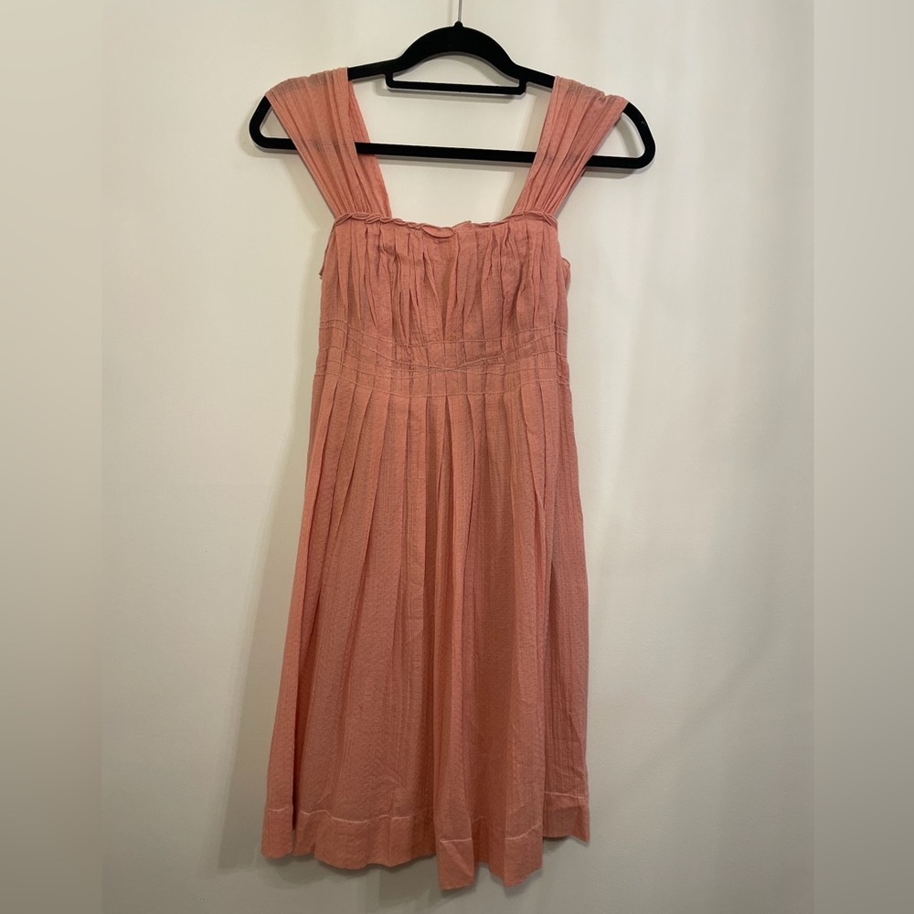 Max Studio Blush Pink Summer Cotton Dress